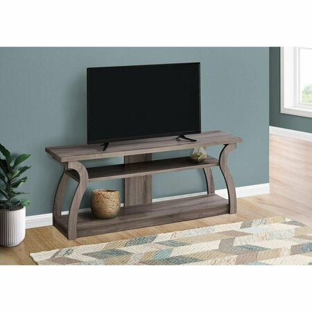 DAPHNES DINNETTE 60 in. TV Stand, Dark Taupe DA2450604